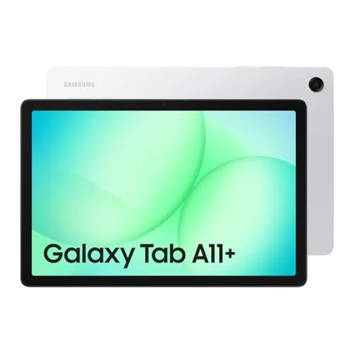 Samsung Galaxy Tab A11+, Android Tablet, Gümüş, WiFi Destekli, 6GB RAM, 128GB Depolama Alanı, 11 İnç (Samsung Türkiye Garantili)