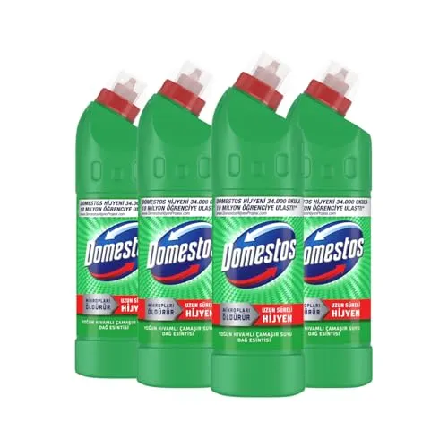 Domestos Yoğun Kıvamlı Çamaşır Suyu Dağ Esintisi 750 ml x4
