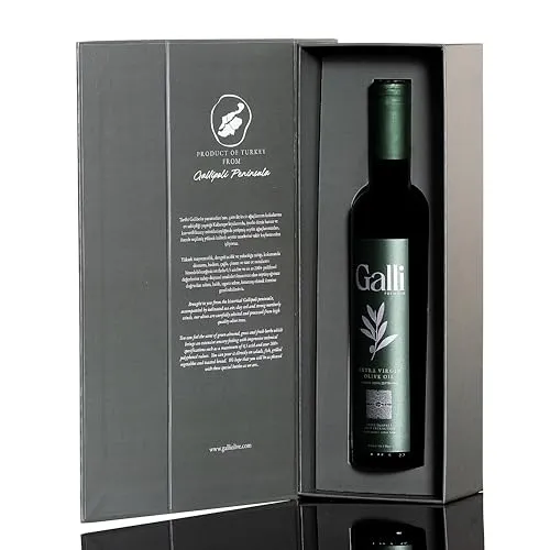 Galli Premium Soğuk Sıkım Natürel Sızma Zeytinyağı 500 Ml Özel Kutu