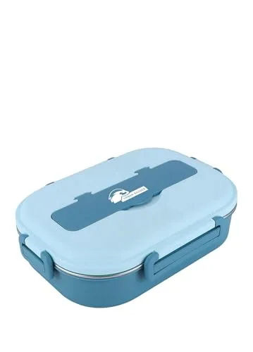 Urban Badger 304 Paslanmaz Çelik Mavi Lunchbox 1000 ML ve 1 Adet Çelik Kaşık, Dayanıklı Kamp Ekipmanları, Kamp Aksesuarları, Açık Hava Sporları, Doğa Sporları, Yürüyüş, Kamp Mutfağı, Kamp Malzemeleri