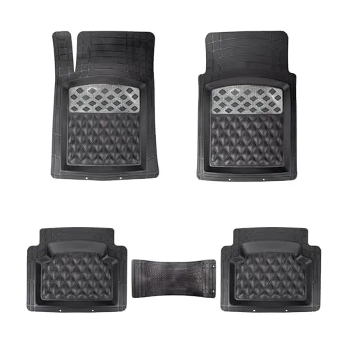 Automix Metal Topuklu Paspas Chrome Carbon | Aracınız İçin Şık ve Dayanıklı Oto Paspas