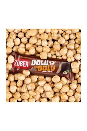 Züber Dolu Dolu Fındık Ezmeli Meyve Bar 30Gr