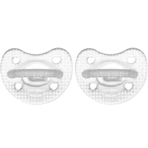 chicco Physioforma Crystal, Emzik 2-6 Aylık, 2'li, Şeffaf/Beyaz