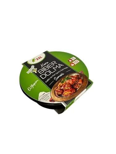 ZEL Zeytinyağlı Sumaklı Kuru Biber Dolması 200 g Ödüllü Hazır Yemek