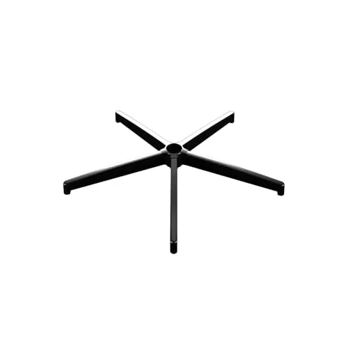 Oyuncu Ofis Çalışma Koltuğu Uyumlu Siyah 67cm Metal Yıldız Ayak