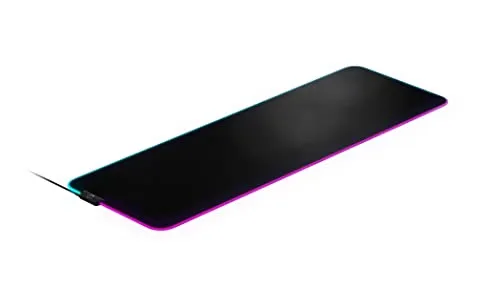 Steelseries Qck Prism Cloth Oyuncu Mouse Pedi, 2 Bölgeli RGB Aydınlatma, Gerçek Zamanlı Etkinlik Aydınlatması, Boyut: XL