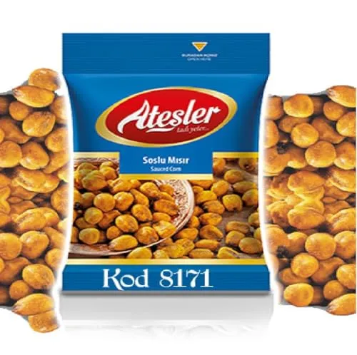 Ateşler Kuruyemiş Soslu Mısır Baharatlı Paket 40 gr