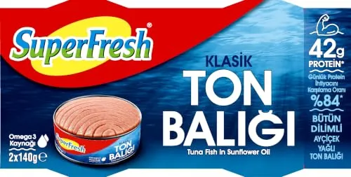 Superfresh Ton Balığı Klasik' (Classic Tuna Fish)