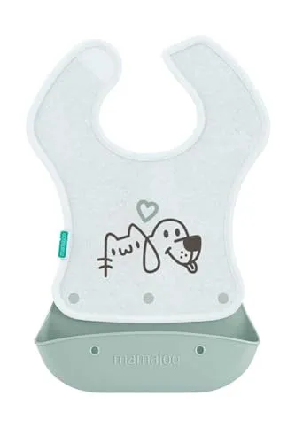 Mamajoo 2-in-1 Katlanır Mama Önlüğü / Powder Green