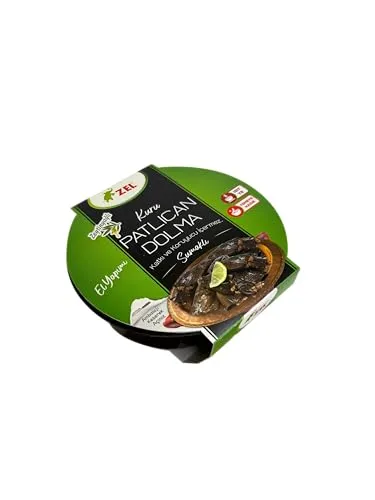 ZEL Kuru Patlıcan Dolması Zeytinyağlı Sumaklı 200 gr Hazır Yemek