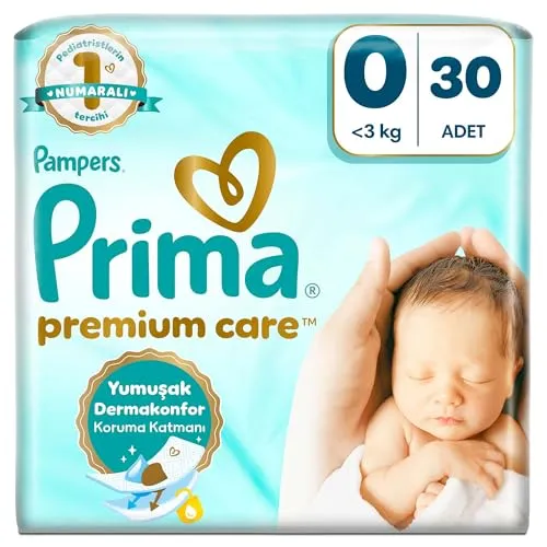 Prima Bebek Bezi Premium Care 0 Numara 30 Adet