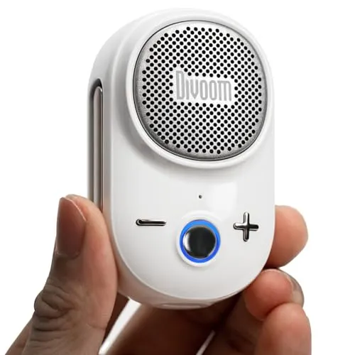 Divoom Itour-S Giyilebilir Bluetooth Hoparlör, IP67 Su Geçirmez Toz Geçirmez, Taşınabilir Küçük Klipsli Bluetooth Hoparlör, 10H Çalma Süresi, Mutfak, İş, Seyahat, Bisiklet, Golf, Havuz, Baba