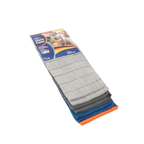 PIKAS 7’li Mikrofiber Temizlik Bez Seti, Çok Amaçlı Araç Ev Mutfak Yüzey Temizleme Bezi