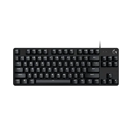 Logitech G G413 SE TKL Kablolu Oyuncu Klavyesi, Dokunsal Mekanik Anahtarlar, Arkadan Aydınlatmalı, Windows, macOS ile Uyumlu, Siyah