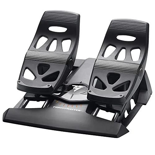 Thrustmaster TFRP T.Flight Rudder Pedals - PC, PS5, PS4 en Xbox Series X|S İçin S.M.A.R.T Teknolojili Uçuş Simülasyonu Dümen Pedalları - Hassas Fren ve Dümen Kontrolü