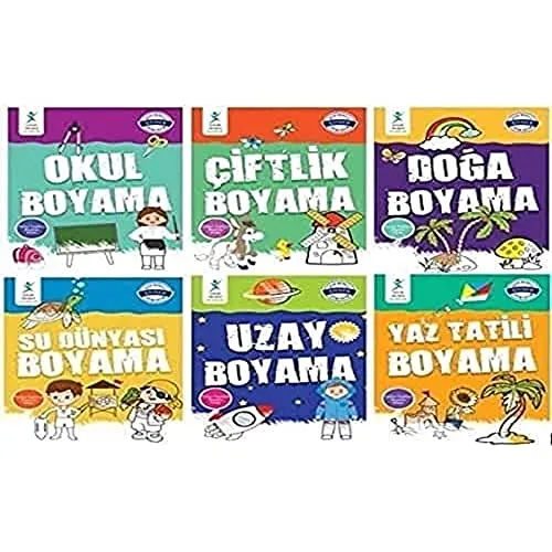 Çocuk Gelişimi Türkçe İngilizce - Boyama Seti