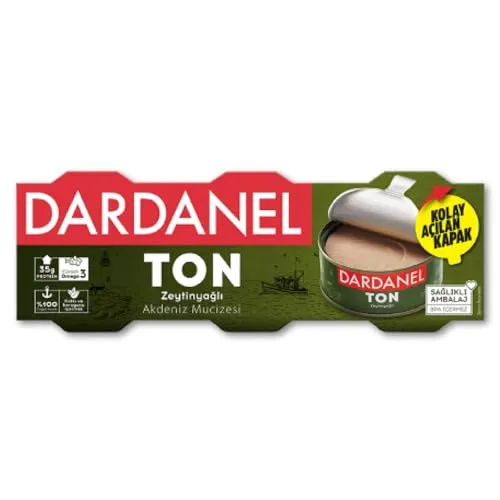 Dardanel Zeytinyağlı Ton Balığı 3x75 gr