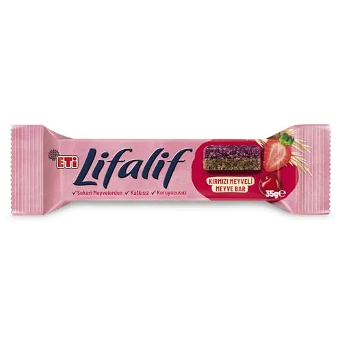 Eti Lifalif Kırmızı Meyveli Meyve Bar 35 g x 16 Adet