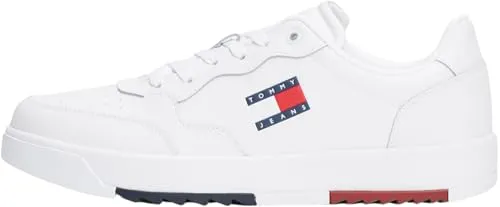 Tommy Jeans (NEW) TJM RETRO ESS Erkek Spor Ayakkabı, Beyaz, 42