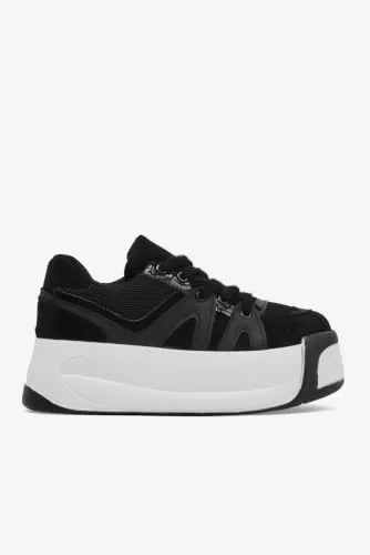 Yüksek Taban Rahat Bağcıklı Sneaker 40