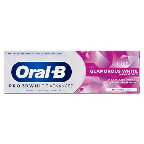 Oral-B Pro 3D White Advanced Luxe Glamorous White Diş Macunu 75 ml