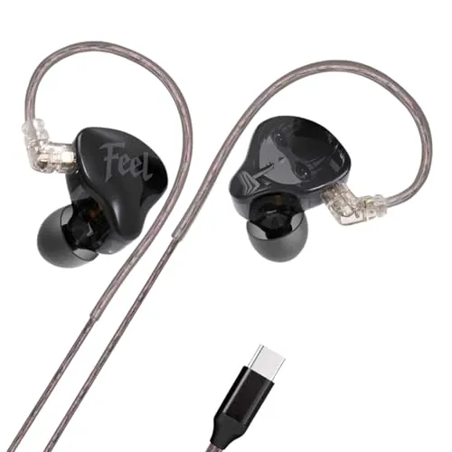 Klasse Feel IEM Kulaklık, Kulak İçi Gaming In-Ear Headphone (Feel Pro [Type-C] [Mikrofonlu])