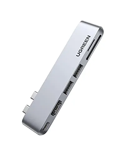 Ugreen Macbook Pro Air İçin Thunderbolt 3 Type-C HDMI USB 3.0 TF SD Kart Okuyucu Hub Adaptör