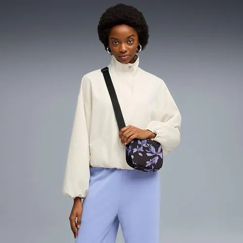 PUMA POP Crossbody Bag Kadın Çapraz Çanta PUMA Black-Intense Lavender- Tek Beden