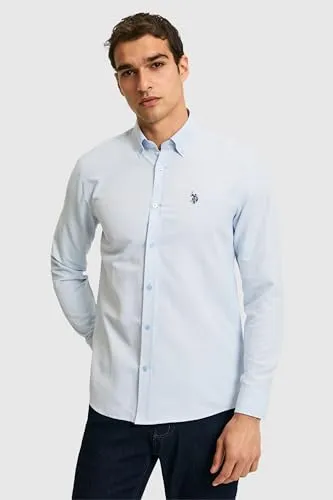 U.S. Polo Assn. Erkek Açık Mavi Gömlek Basic 50324708-VR003