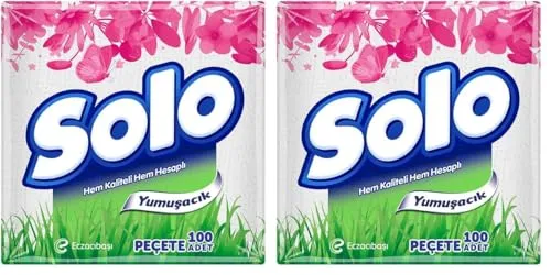 Solo Peçete 100'lü 2li paket